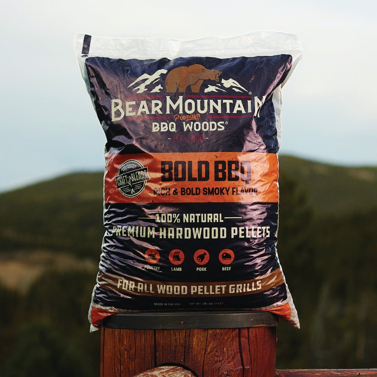 Bear Mountain BBQ Premium Woods 20 Lb. Craft Bold Hardwood Pellets - photo 3