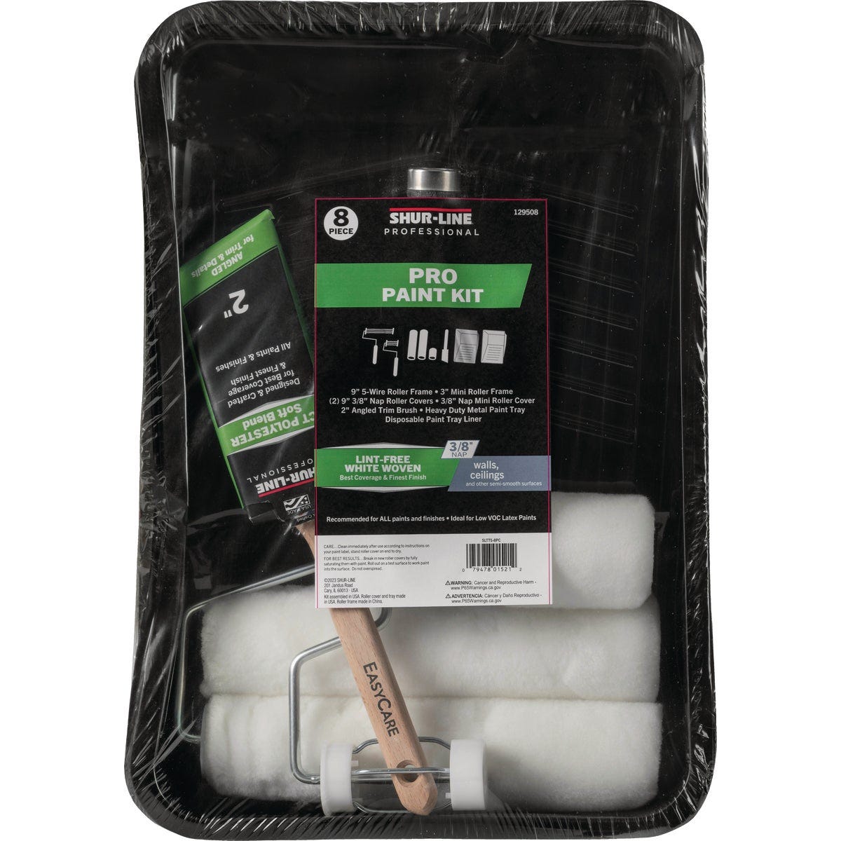Shur-Line Professional Paint Roller & Metal Tray Set (8-Piece) Shur-Line Professional Paint Roller & Metal Tray Set (8-Piece)