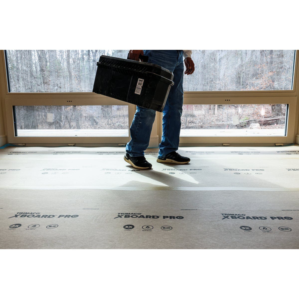 Trimaco FloorShell 2.83 In. x 180 Ft. Heavy-Duty Seam Tape - photo 5