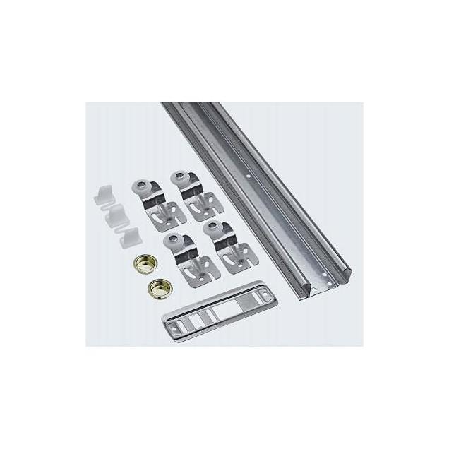 National Hardware 72 In. Bypass Sliding Door Hardware Set