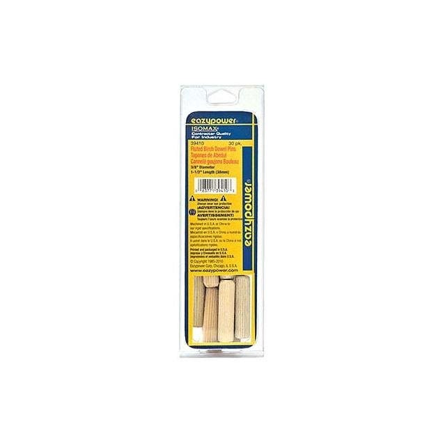 Eazypower 3/8 In. x 1-1/2 In. 30-Pack Fluted Dowel Pin