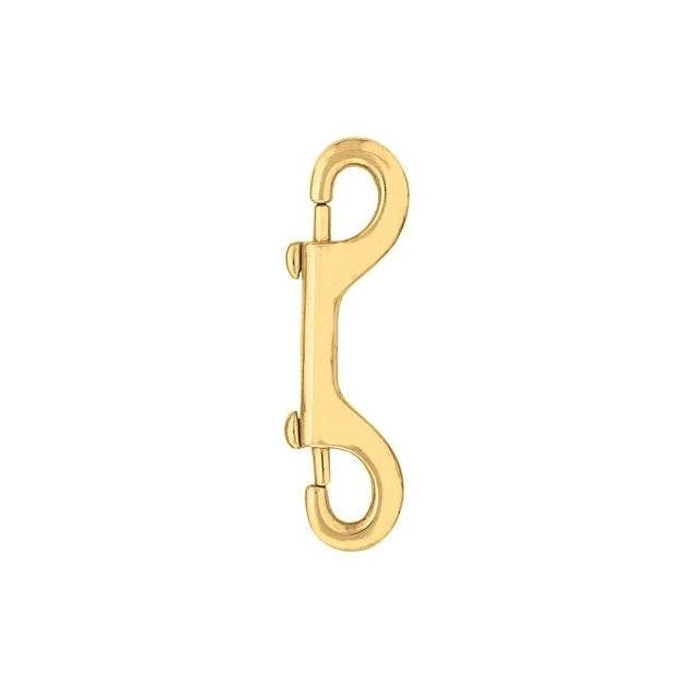Weaver Leather 4-1/2 In. #163 Brass Double Snap Weaver Leather 4-1/2 In. #163 Brass Double Snap