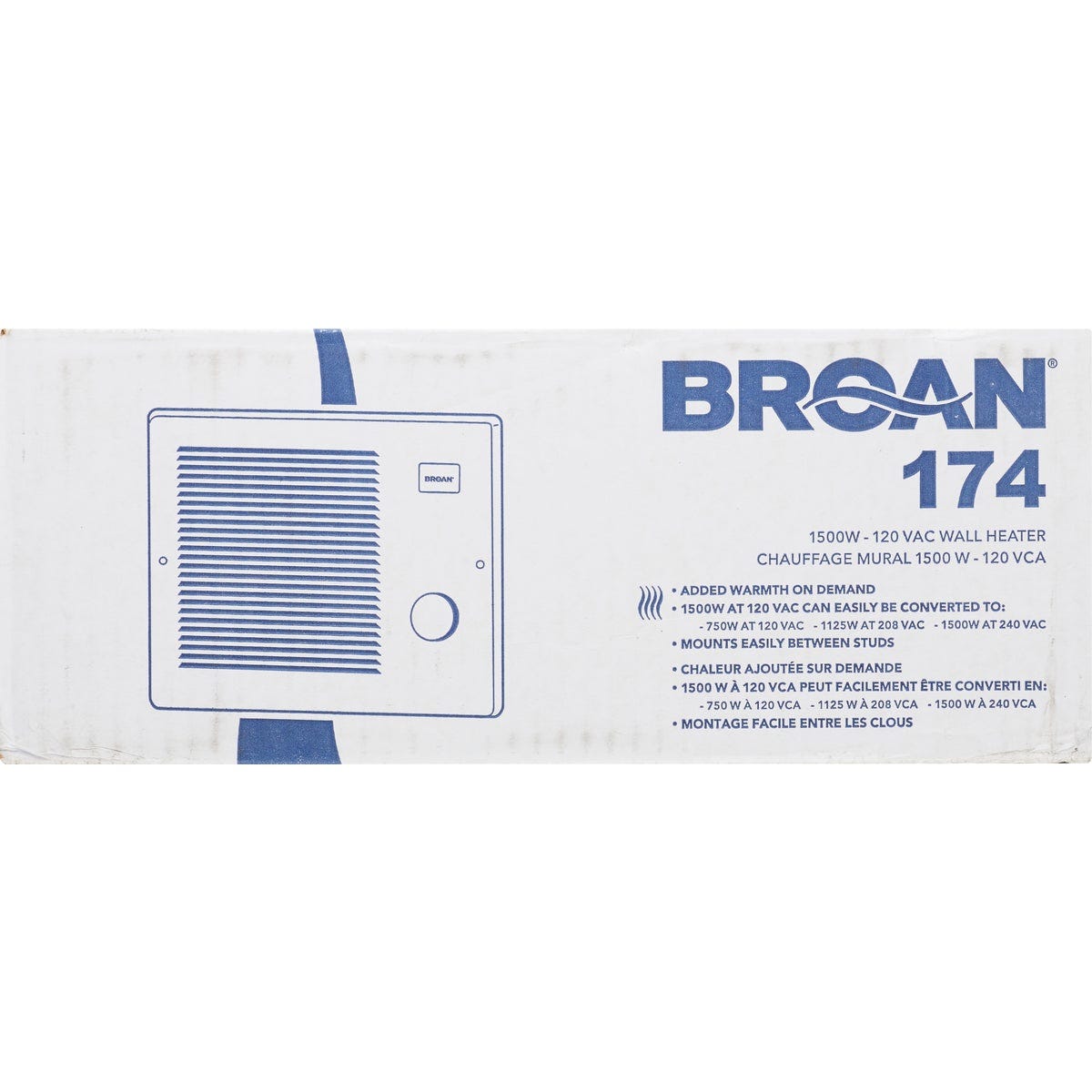 Broan-NuTone 1500W 120V Comfort-Flo Electric Wall Heater - photo 2