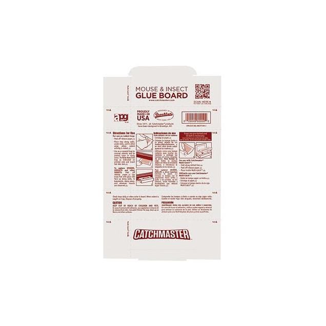Catchmaster Baited Mouse & Insect Glue Trap (4-Pack) - photo 3