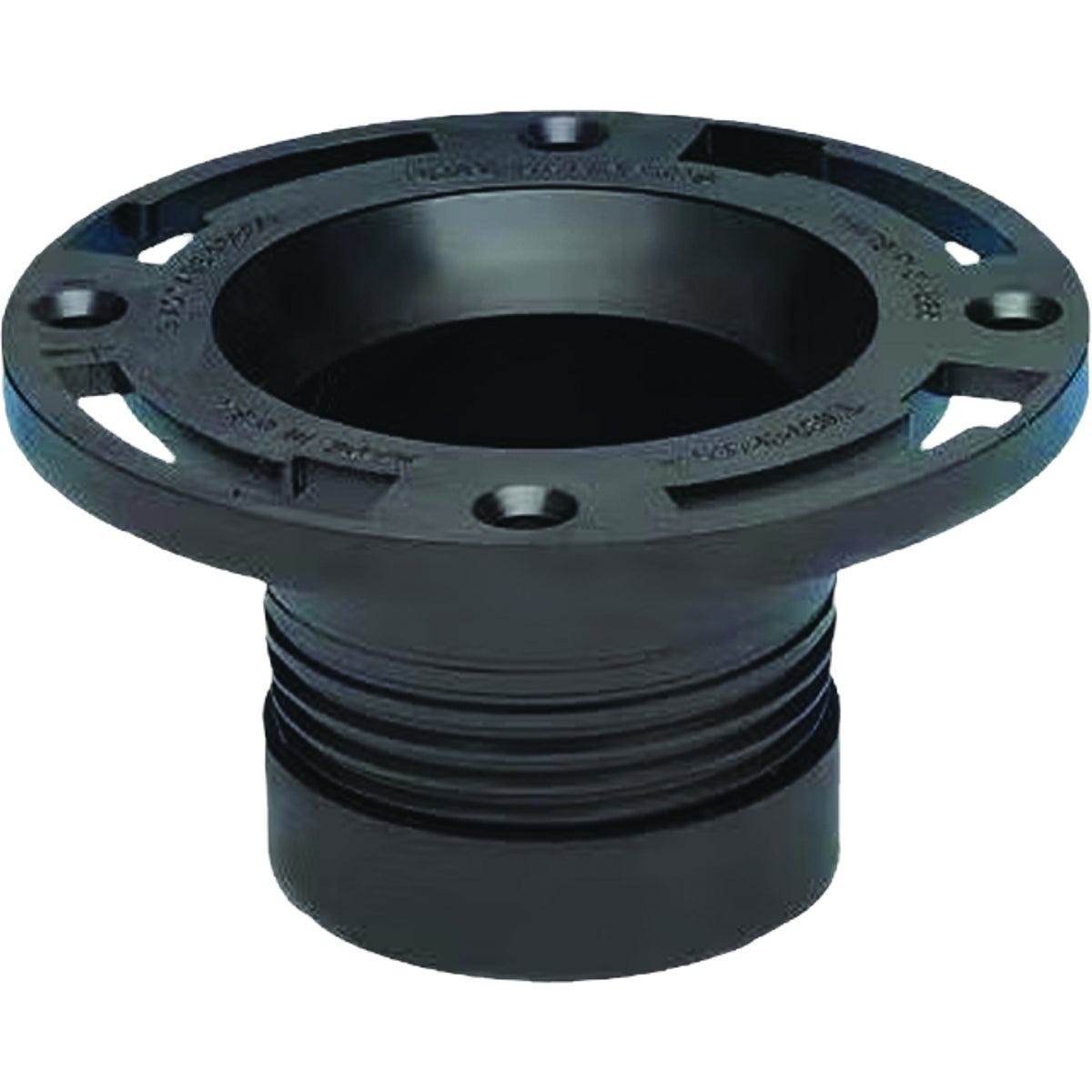 Oatey 4 In. ABS Twist-N-Set Closet Toilet Flange