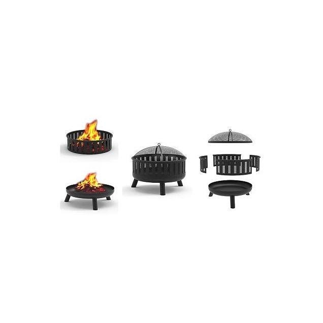 Shinerich 28 In. 3-In-1 Wood-Burning Fire Pit Shinerich 28 In. 3-In-1 Wood-Burning Fire Pit