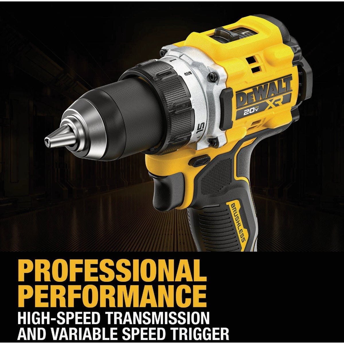 DEWALT 20V MAX XR 1/2 In. Brushless Cordless Drill/Driver Kit with 5.0 Ah POWERSTACK Battery & Charger - photo 4