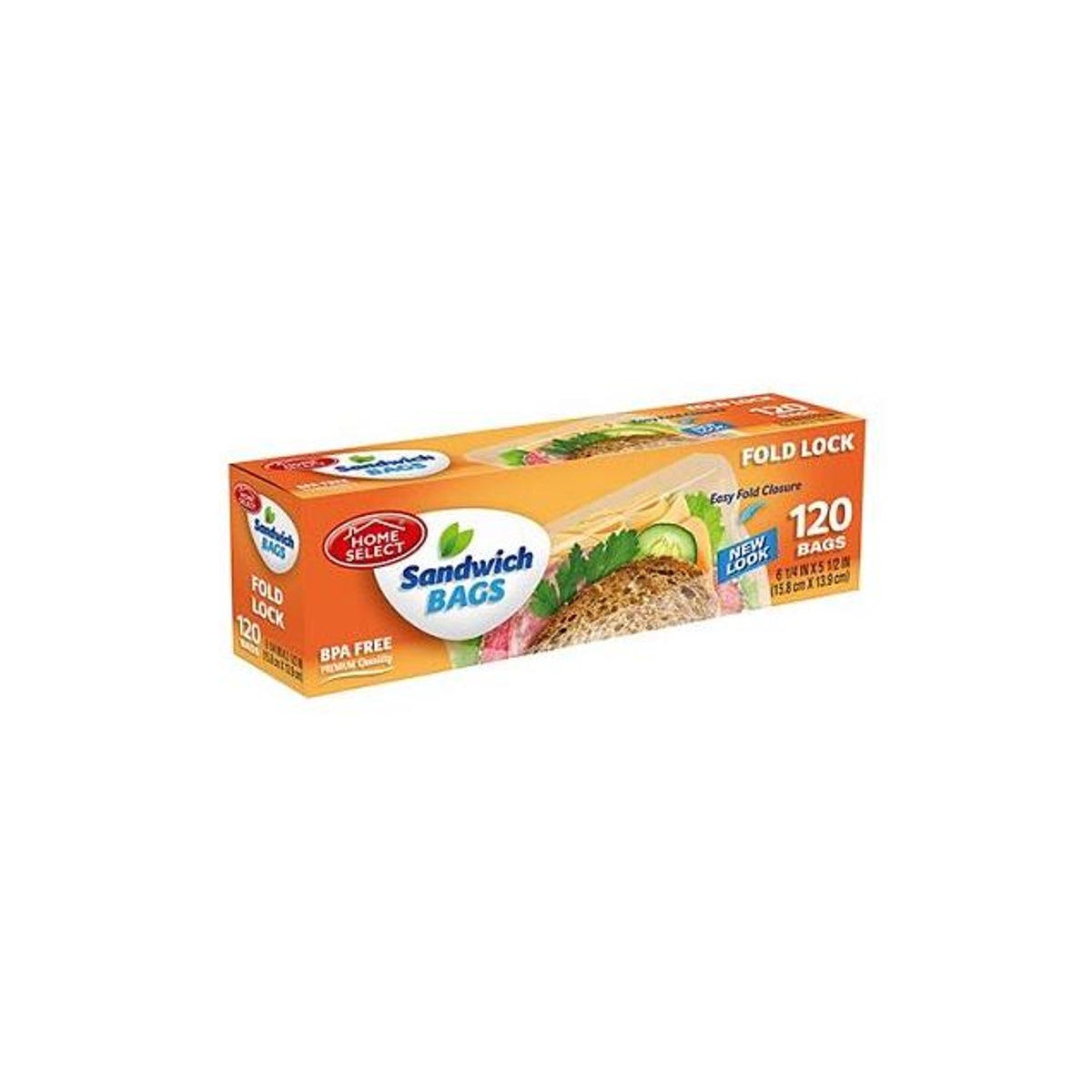 Home Select 120-Ct. Sandwich Bags
