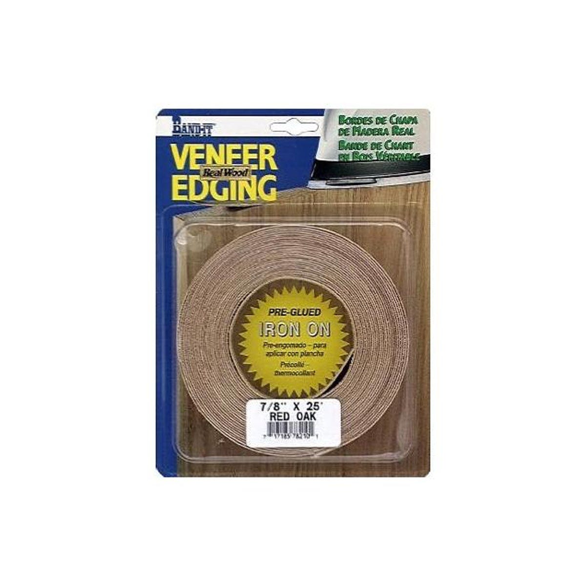 Band-It 7/8 In. x 25 Ft. Walnut Real Wood Veneer Iron-on Edgebanding Band-It 7/8 In. x 25 Ft. Walnut Real Wood Veneer Iron-on Edgebanding