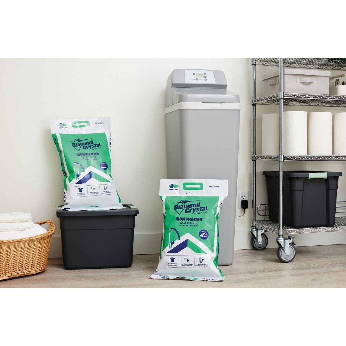 Diamond Crystal Iron Fighter 40 Lb. Water Softener Salt Pellets - photo 3