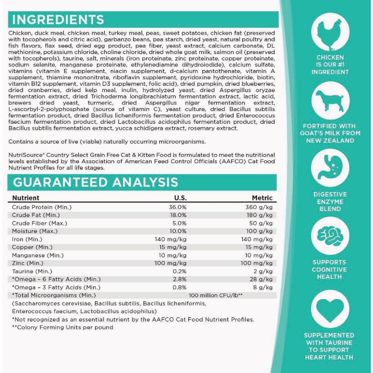 NutriSource 4 Lb. Country Select Recipe Grain Free Cat Food - photo 4