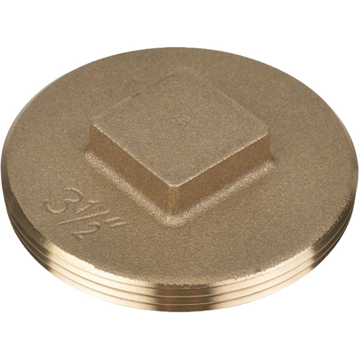Oatey 3-1/2 In. Raised Head Brass Plug Oatey 3-1/2 In. Raised Head Brass Plug