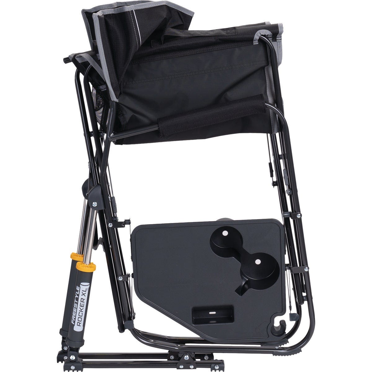GCI Outdoor Freestyle Black XL Folding Rocker with Side Table - photo 2