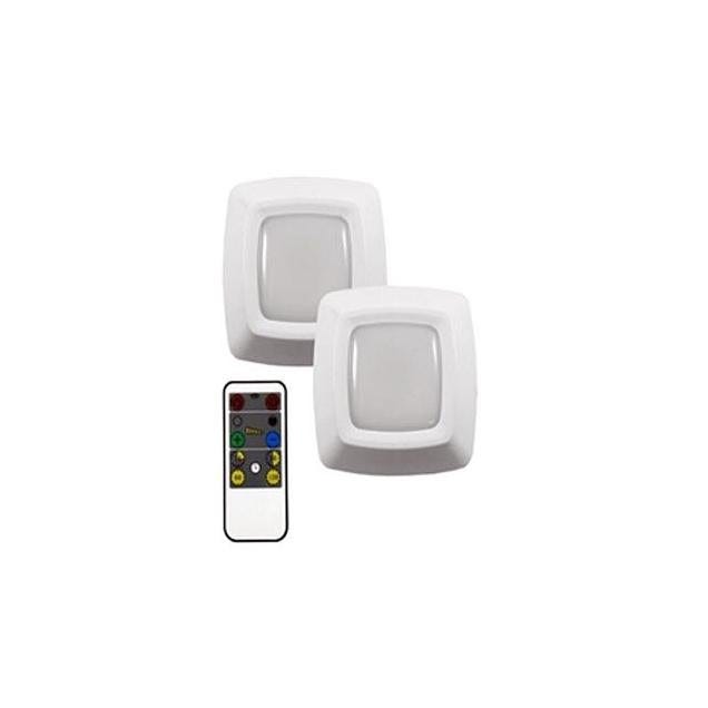 Westek 2-Pack LED Puck Light With Remote