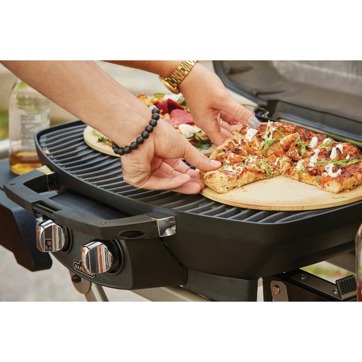 Napoleon TravelQ PRO285X Portable Propane Gas Grill with Scissor Cart, Black - photo 5