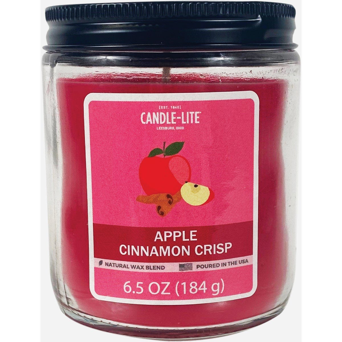 Candle-Lite 6.5 Oz. Apple Cinnamon Crisp Candle
