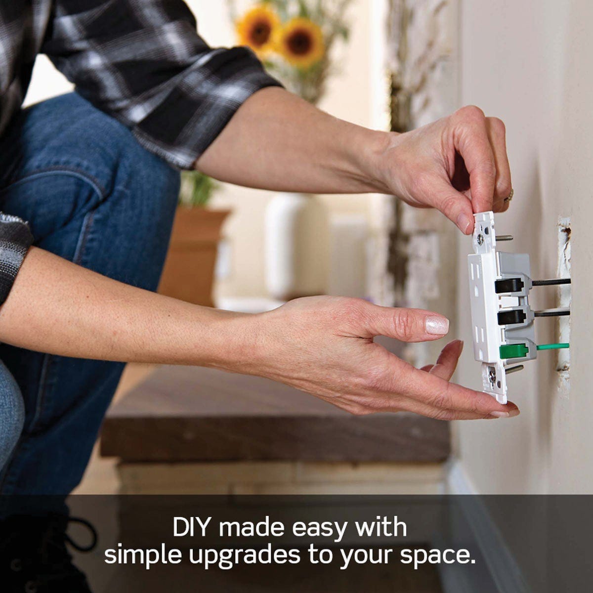 Leviton Decora Edge 15A White Residential Grade 5-15R Duplex Outlet (10-Pack) - photo 6