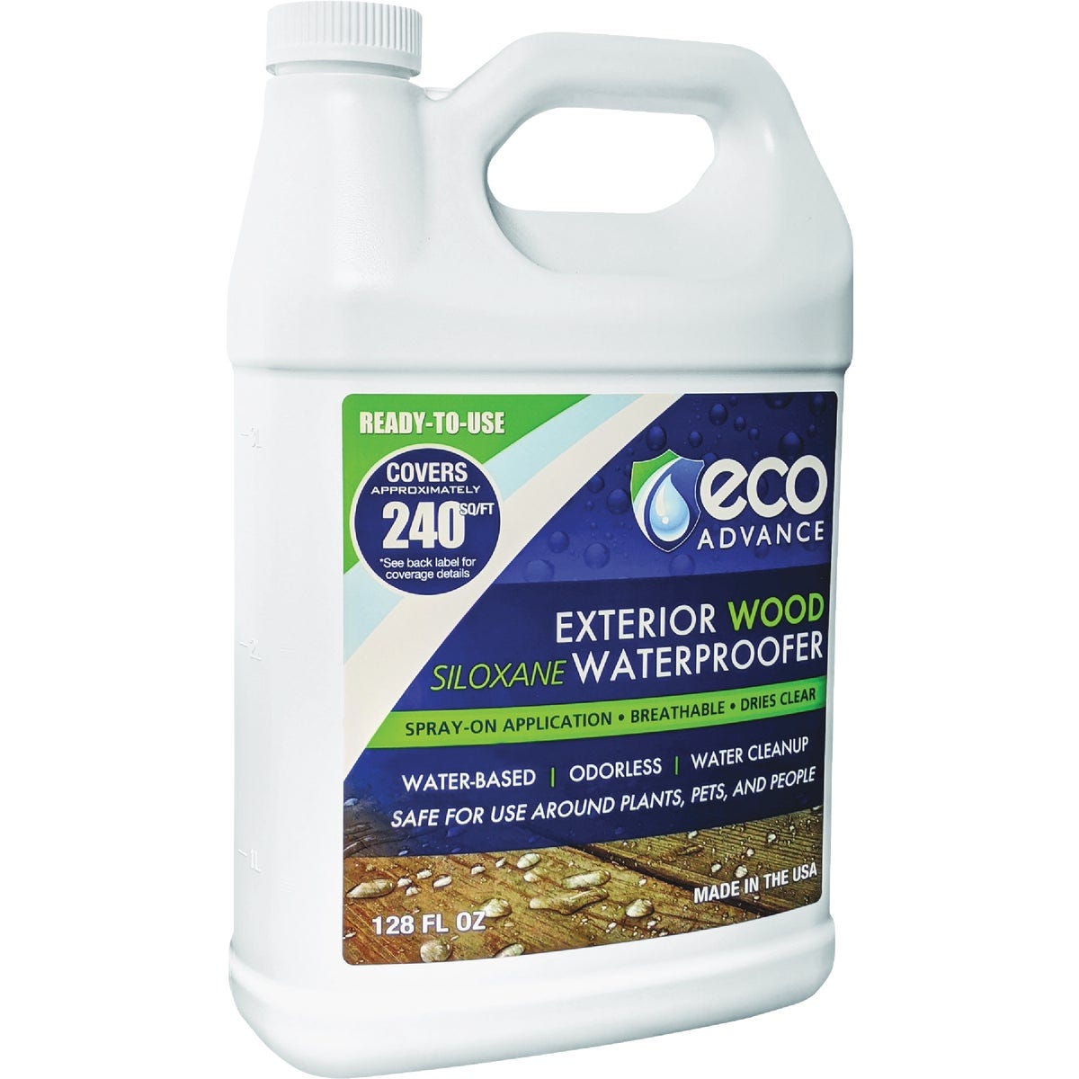 Eco Advance Exterior Wood Water Repellent Sealer, 1 Gal., Clear Eco Advance Exterior Wood Water Repellent Sealer, 1 Gal., Clear
