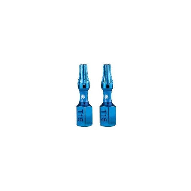 Spyder 1 In. T15 Torx Impact Screwdriver Bit (2-Pack)