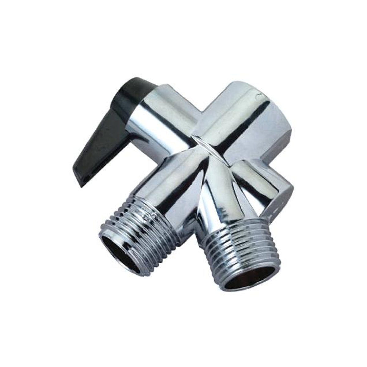 Master Plumber 1/2 In. Chrome Shower Flow Diverter Master Plumber 1/2 In. Chrome Shower Flow Diverter