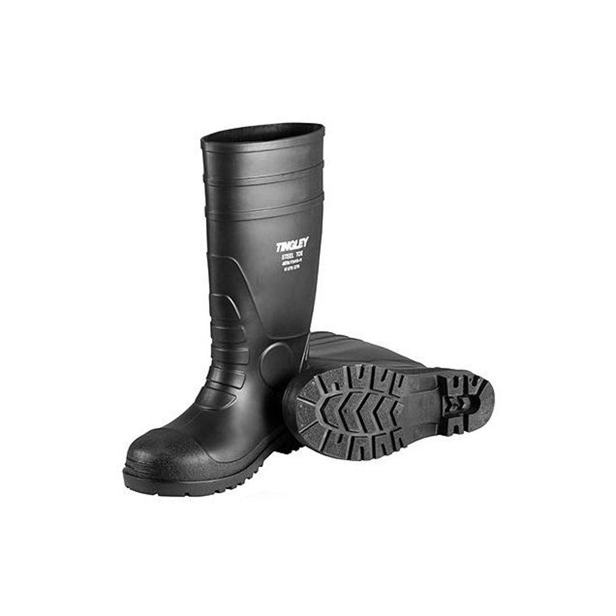 Tingley Men's Size 14 15 In. Black PVC Work Boots Tingley Men's Size 14 15 In. Black PVC Work Boots