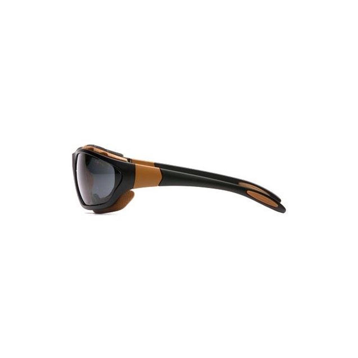 Carhartt Black/Tan Frame Carthage Safety Glasses with Gray Lenses - photo 3 Carhartt Black/Tan Frame Carthage Safety Glasses with Gray Lenses - photo 3