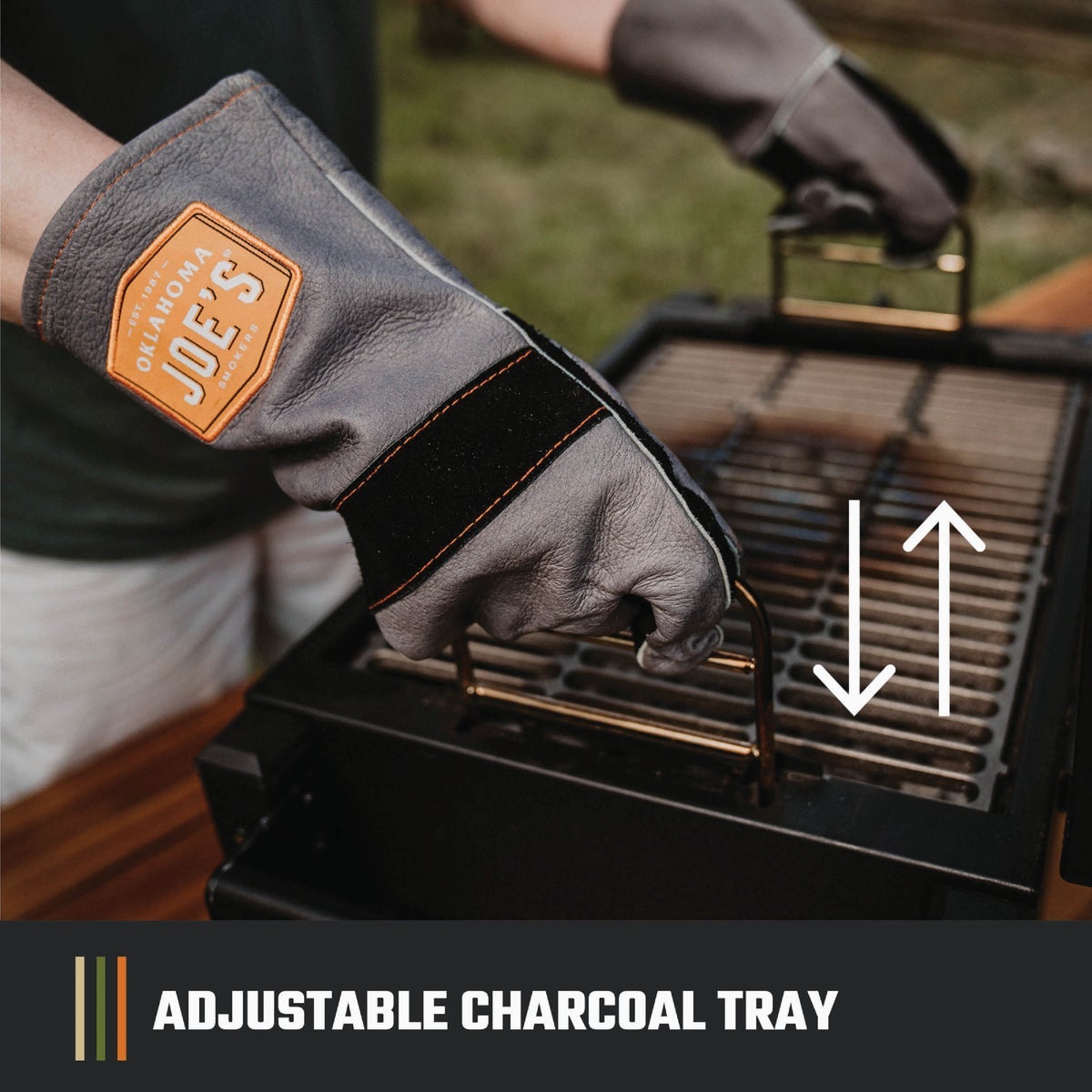 Oklahoma Joe's Rambler Black 218 Sq. In. Charcoal Tabletop