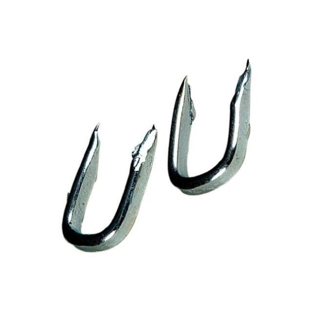 Hillman 7/16 In. #9 Galvanized Double-Point Staples