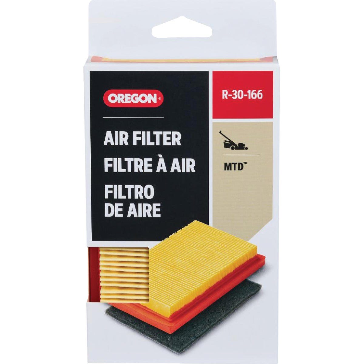 Oregon R-30-166 Air Filter for Push Mowers