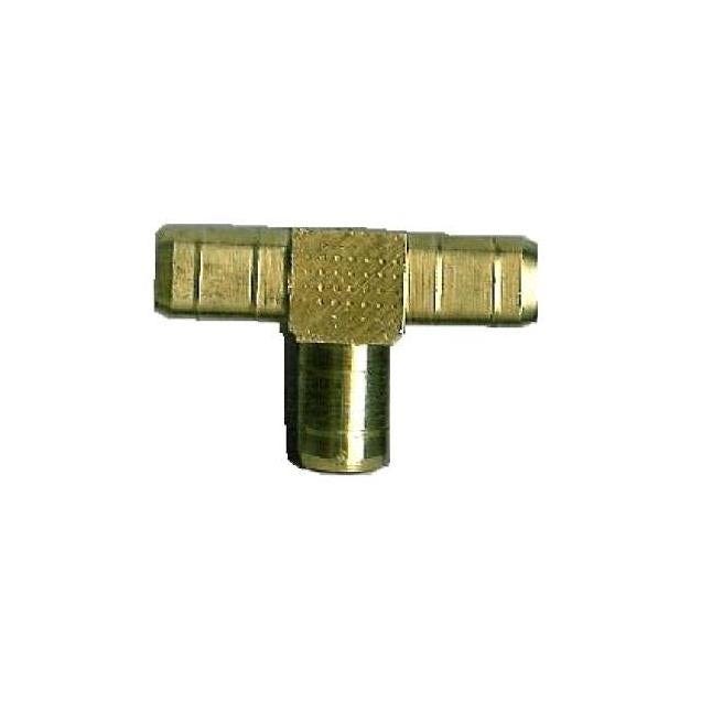 Anderson Metal 1/4 In. ID Brass Hose Barb Tee Anderson Metal 1/4 In. ID Brass Hose Barb Tee