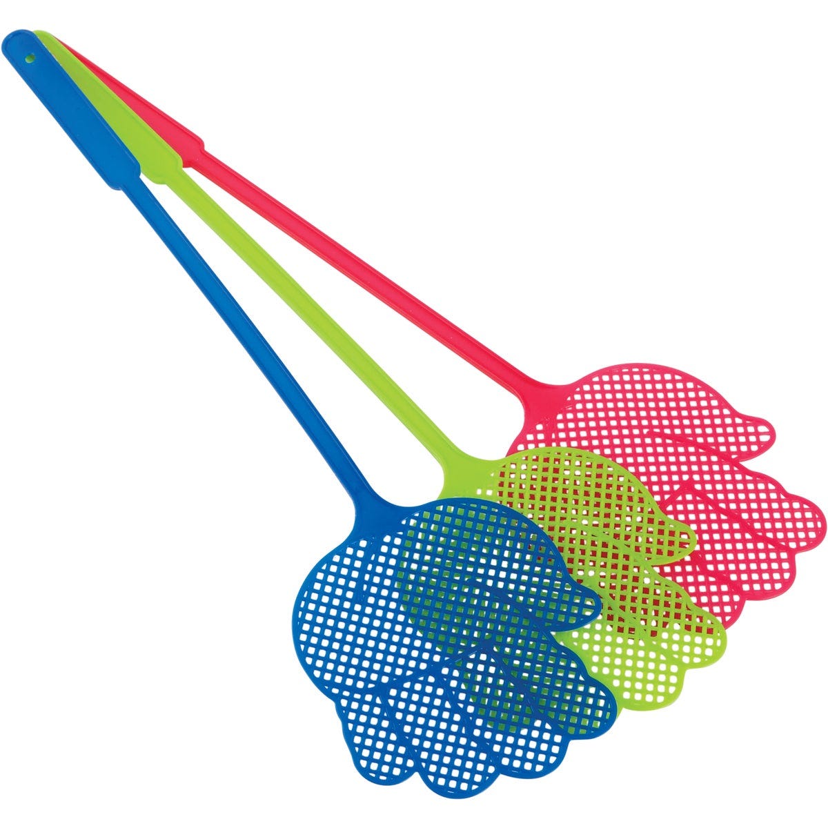 Smart Savers 5 In. x 4.7 In. Plastic Fly Swatter (3-Pack) - photo 2 Smart Savers 5 In. x 4.7 In. Plastic Fly Swatter (3-Pack) - photo 2
