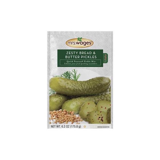 Mrs. Wages 6.2 Oz. Pickling and Canning Mix Mrs. Wages 6.2 Oz. Pickling and Canning Mix