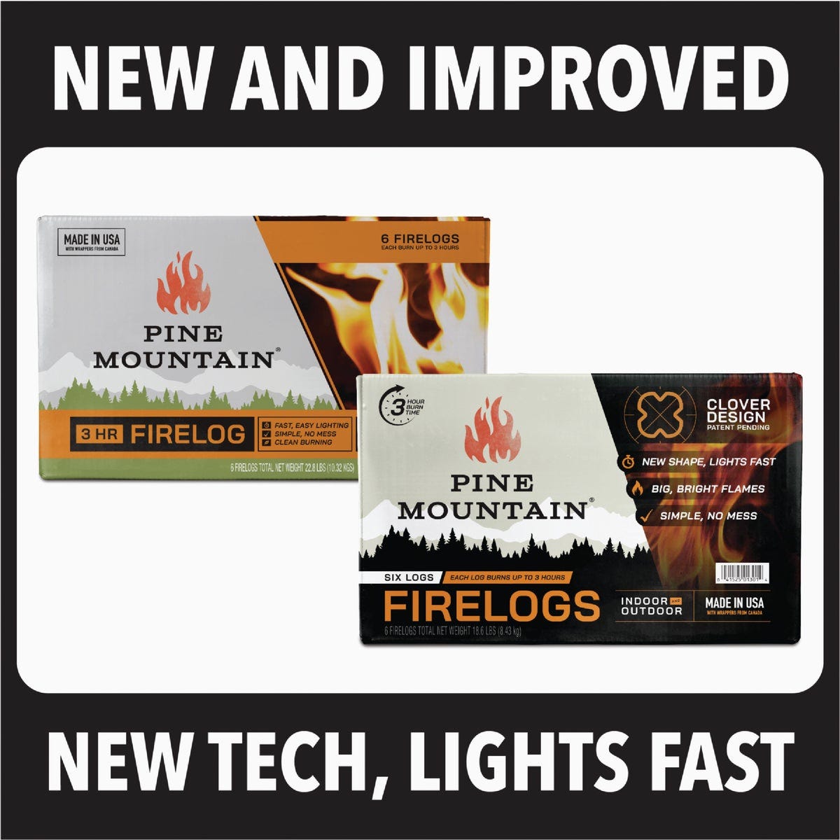 Pine Mountain Traditional 3-Hour Fire Log (6-Pack) - photo 3