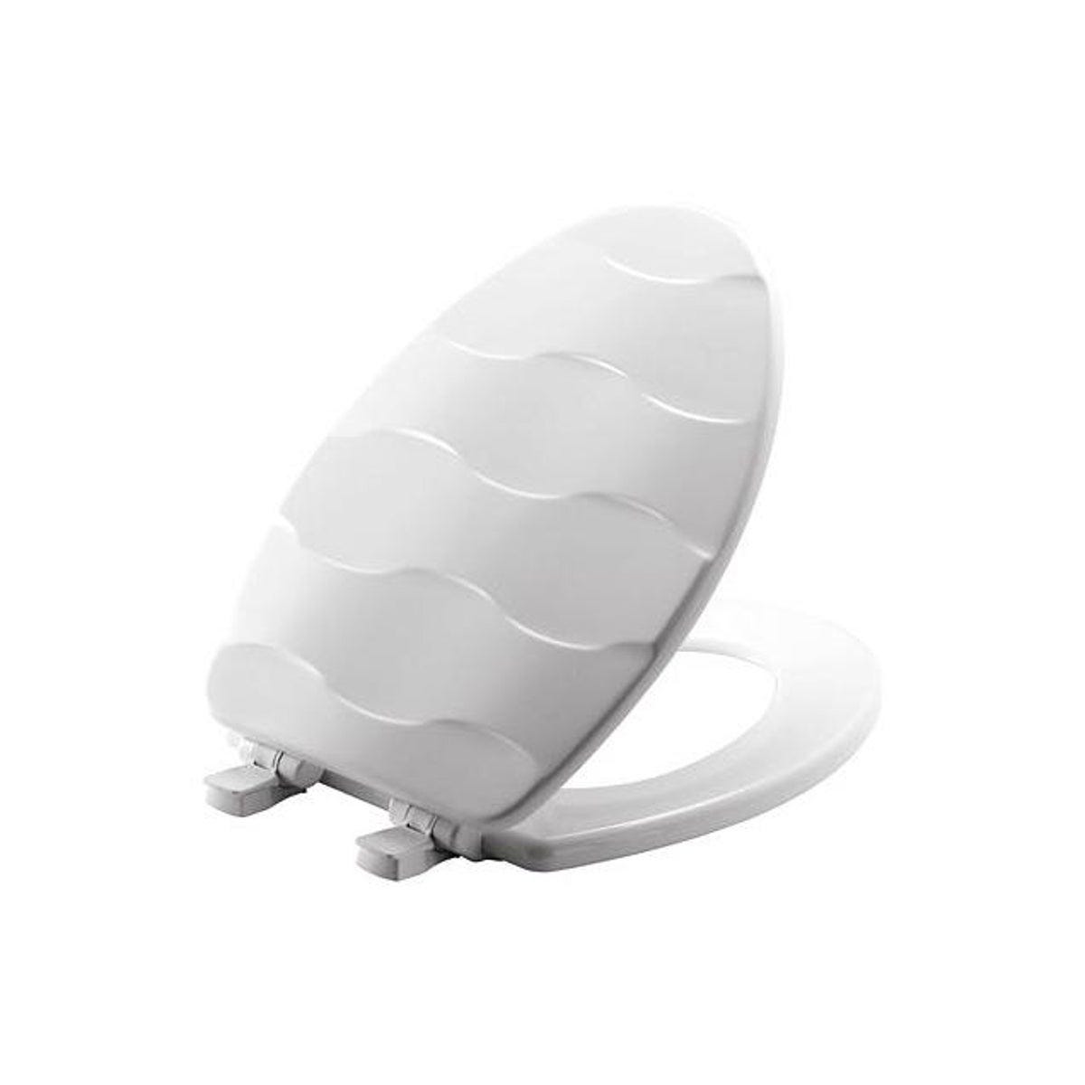 Mayfair By Bemis Basket Weave Design White Wood Elongated Toilet Seat Mayfair By Bemis Basket Weave Design White Wood Elongated Toilet Seat