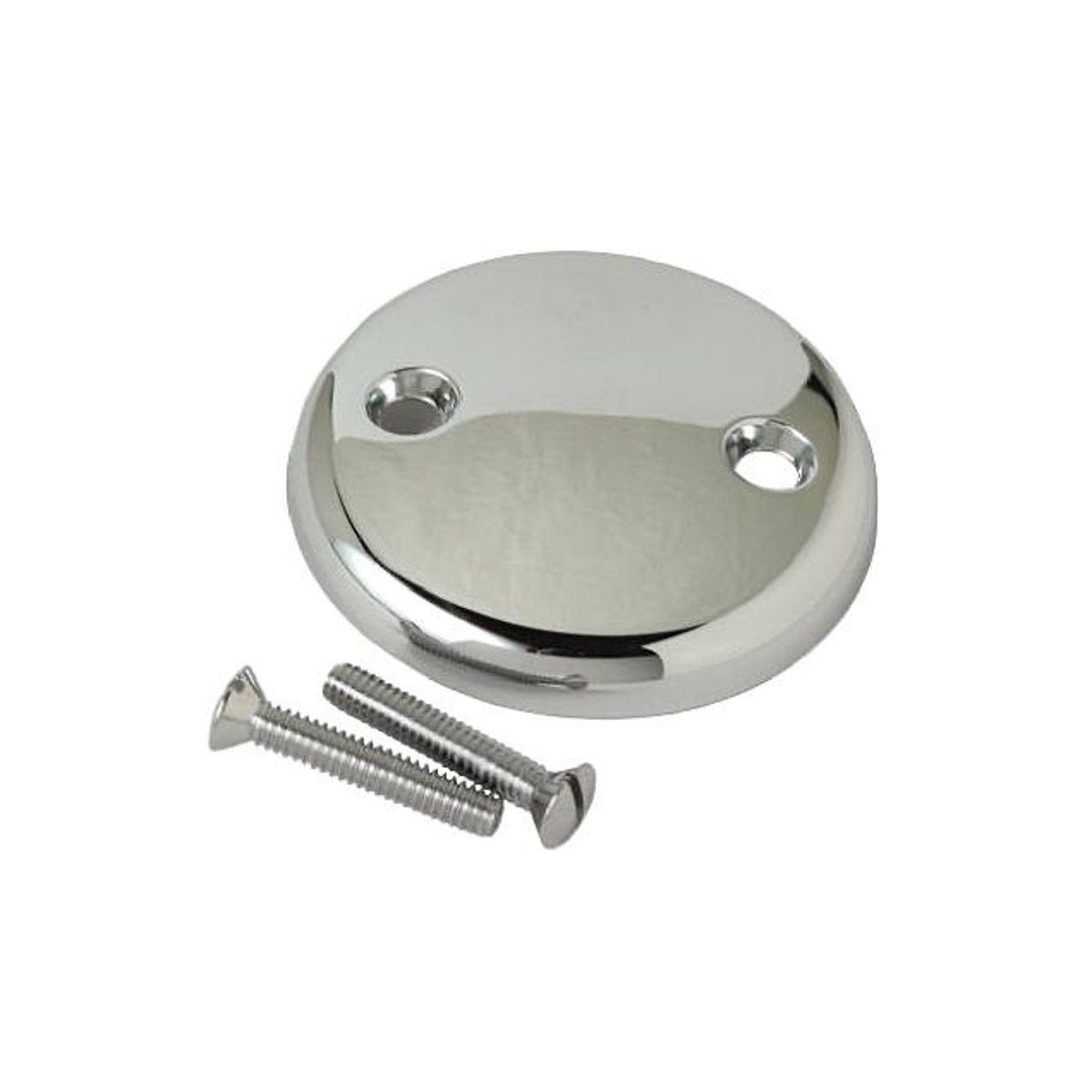 Master Plumber Chrome Tub Overflow Face Plate