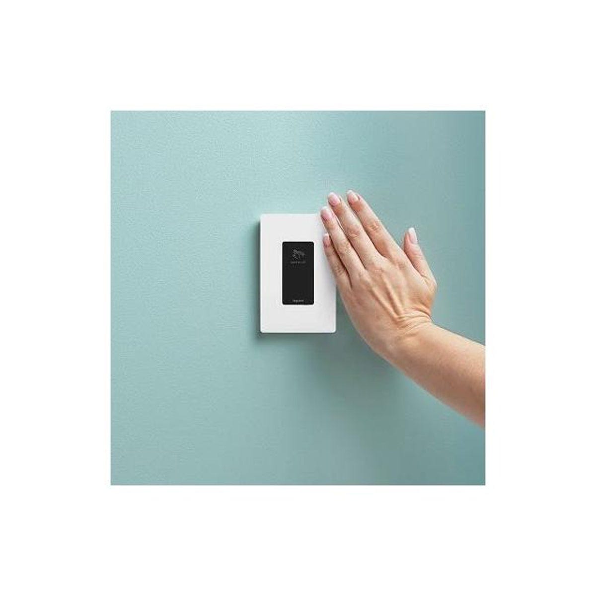Radiant 20A Touchless Wave Wireless Light Switch, Black - photo 2