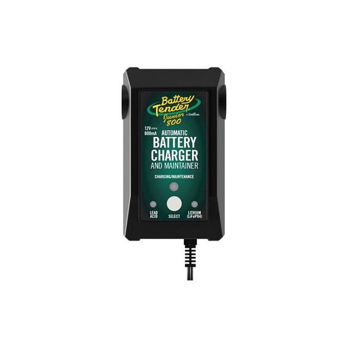 Battery Tender Acid or Lithium Junior 800 12V Powersports Battery Charger / Maintainer Battery Tender Acid or Lithium Junior 800 12V Powersports Battery Charger / Maintainer