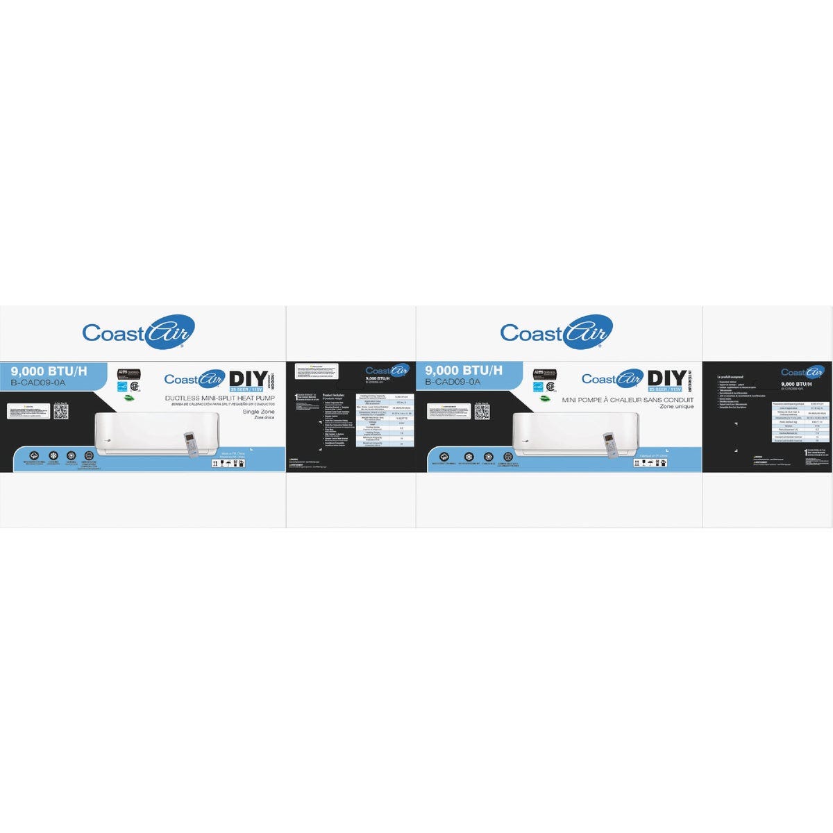 Coast Air 9000 BTU 400 Sq. Ft. Mini-Split Room Air Conditioner & Heat Pump - photo 5