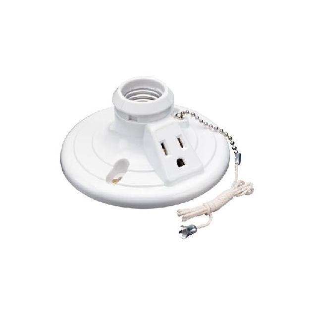 Legrand Pass & Seymour 250W 15A White Lampholder