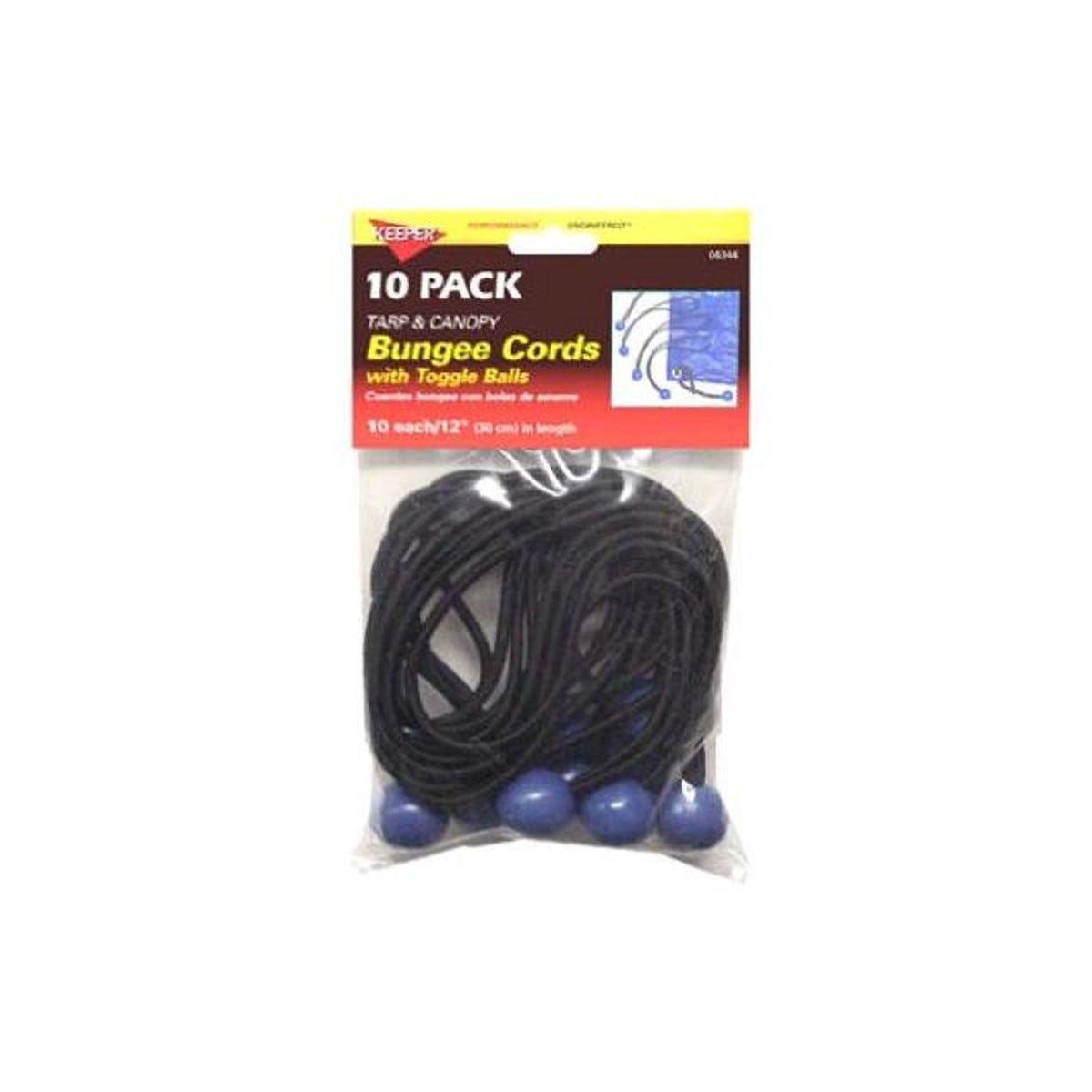 Keeper 12 In. Bungee Ball Cord (10-Pack) Keeper 12 In. Bungee Ball Cord (10-Pack)