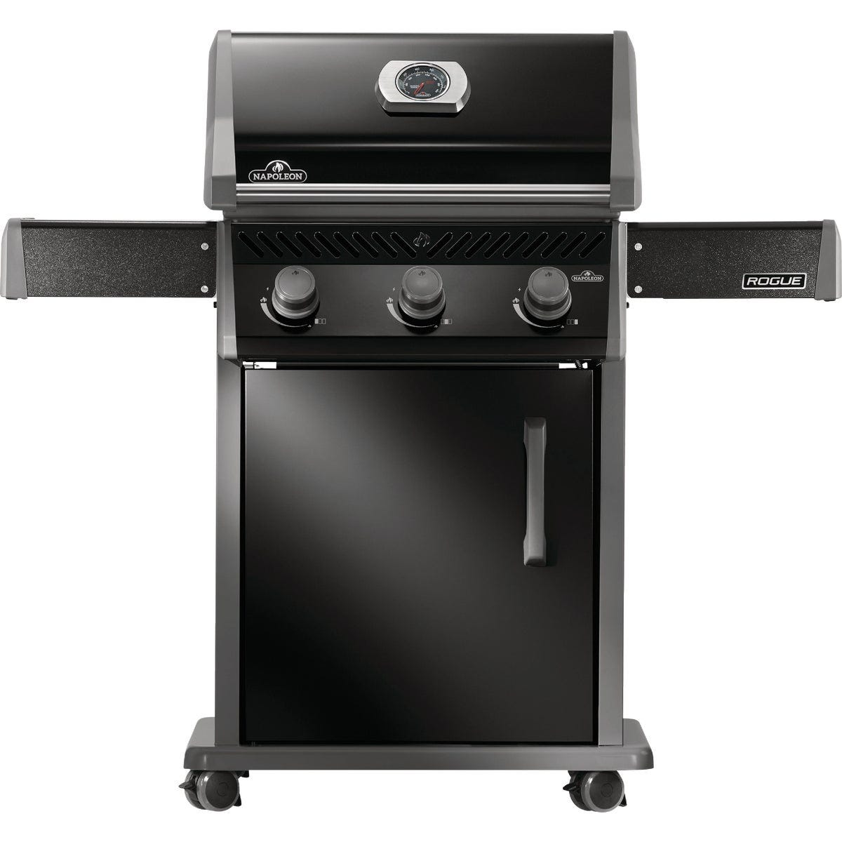Napoleon Rogue 425 3-Burner with Stainless Steel Grids Natural Gas Grill, Black Napoleon Rogue 425 3-Burner with Stainless Steel Grids Natural Gas Grill, Black