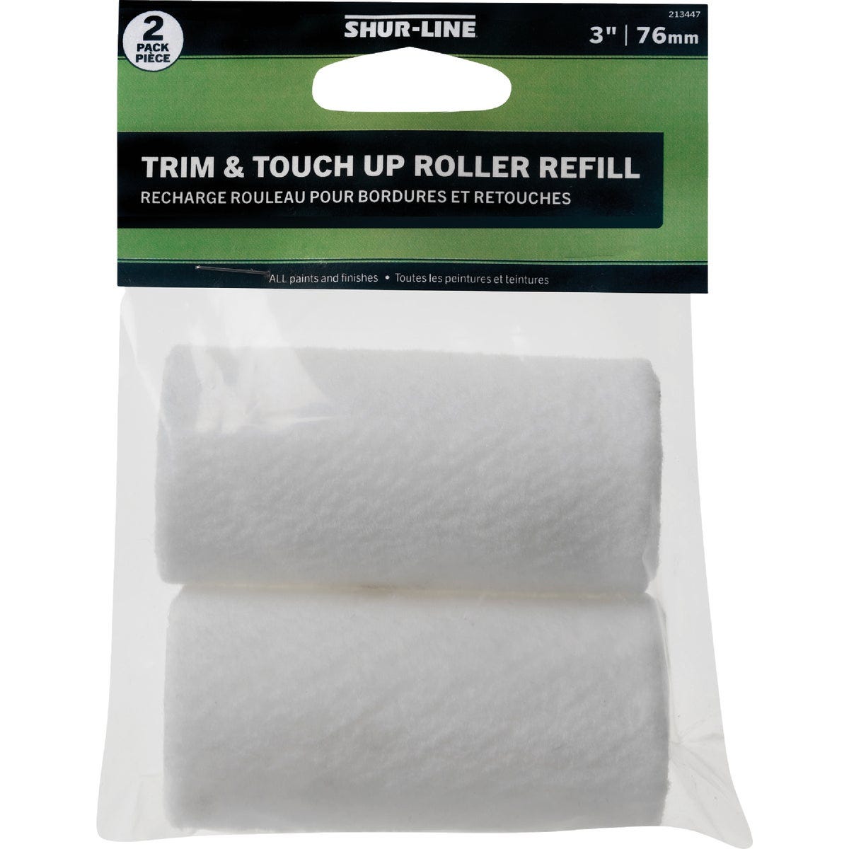 Shur-Line 3 In. x 3/8 In. Trim & Touch-Up Knit Fabric Roller Cover (2-Pack) Shur-Line 3 In. x 3/8 In. Trim & Touch-Up Knit Fabric Roller Cover (2-Pack)