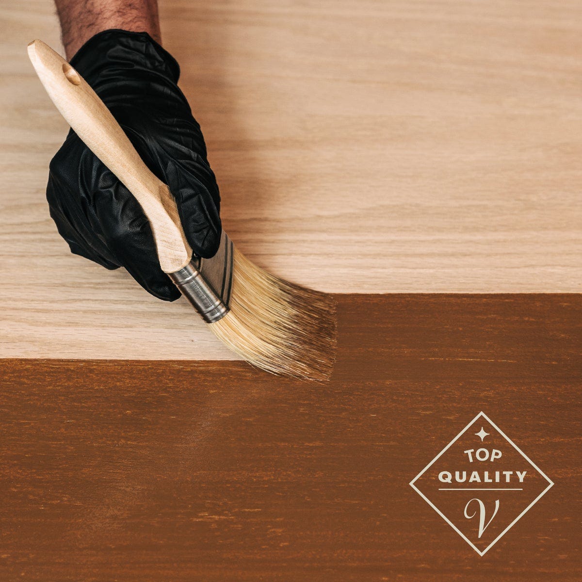 Varathane Fast Dry Golden Mahogany Urethane Modified Alkyd Interior Wood Stain, 1 Qt. - photo 4
