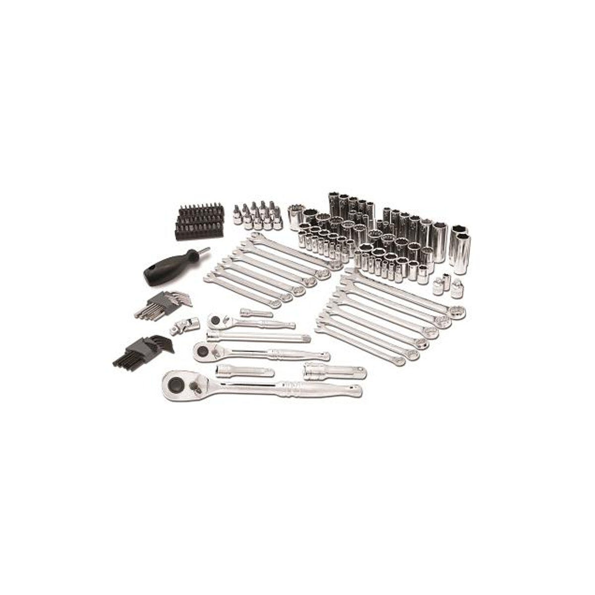 Master Mechanic 1/4 In., 3/8 In. & 1/2 In. Drive Standard/Metric Socket Tool Set (152-Piece)