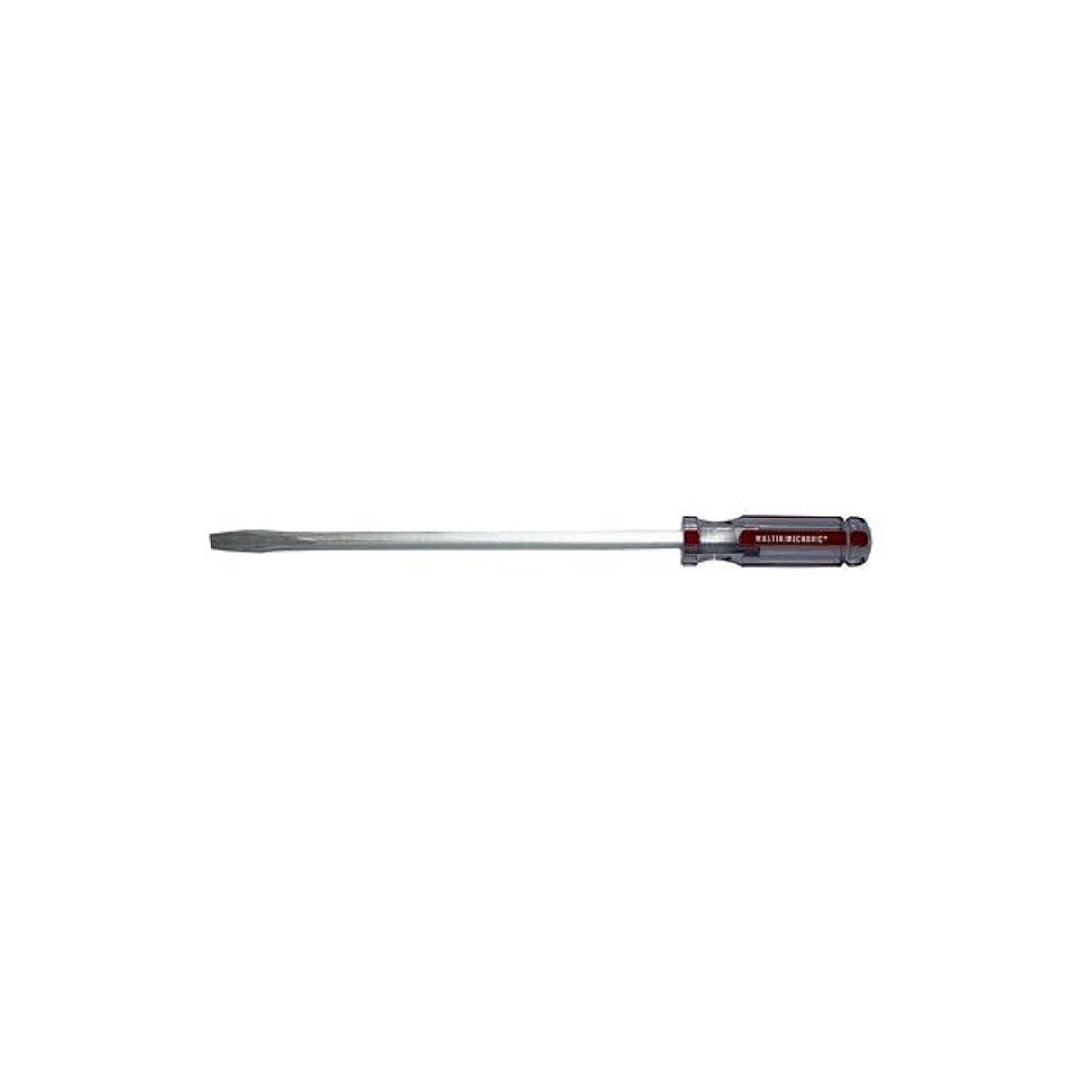 Master Mechanic 3/8 x 12 In. Square Slotted Keystone Screwdriver