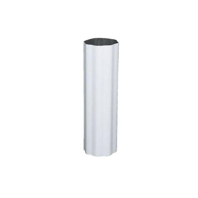 Amerimax 4 In. x 10 Ft. White Aluminum Gutter Downspout Amerimax 4 In. x 10 Ft. White Aluminum Gutter Downspout