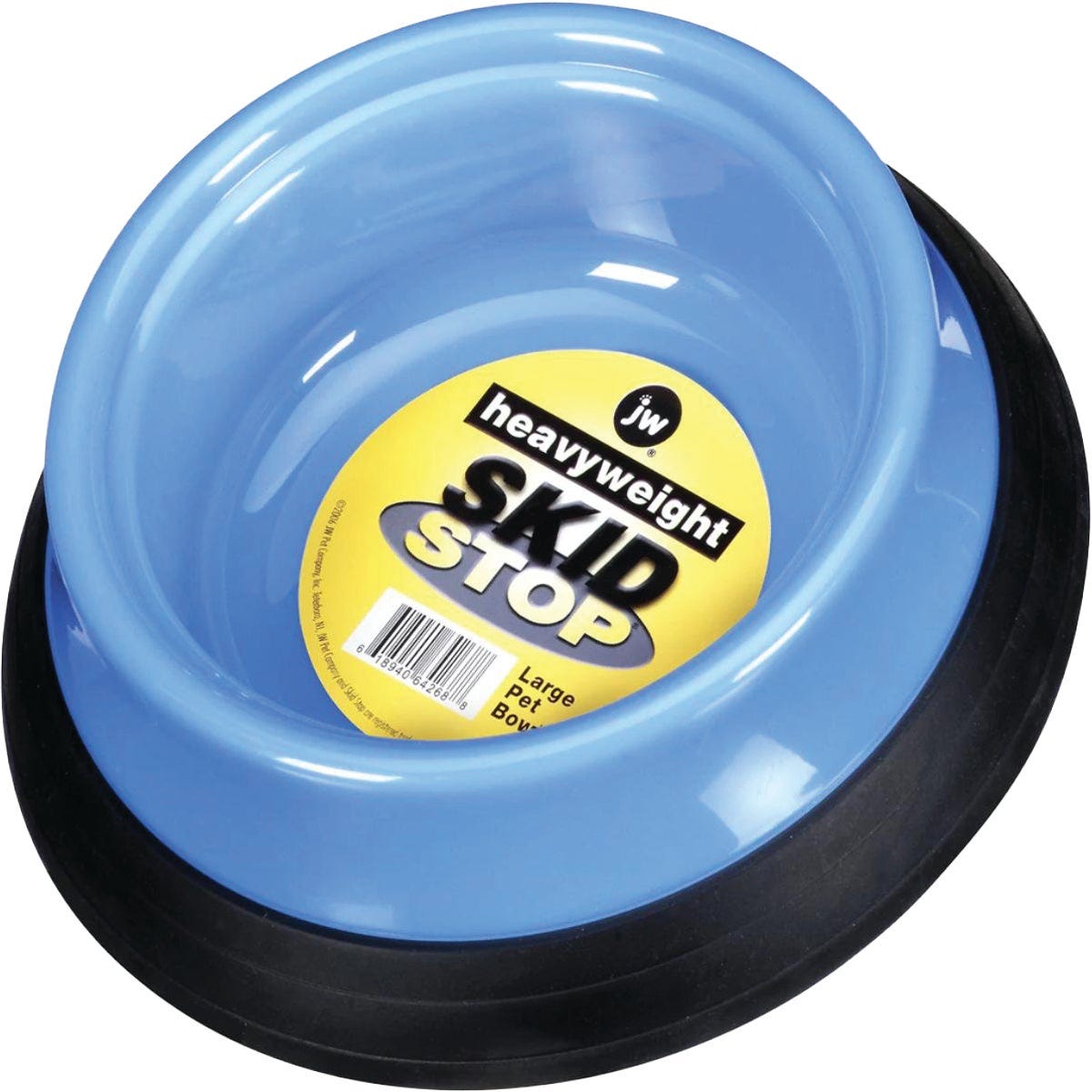 JW Pet Skid Stop Polypropylene Round Large Pet Food Bowl JW Pet Skid Stop Polypropylene Round Large Pet Food Bowl
