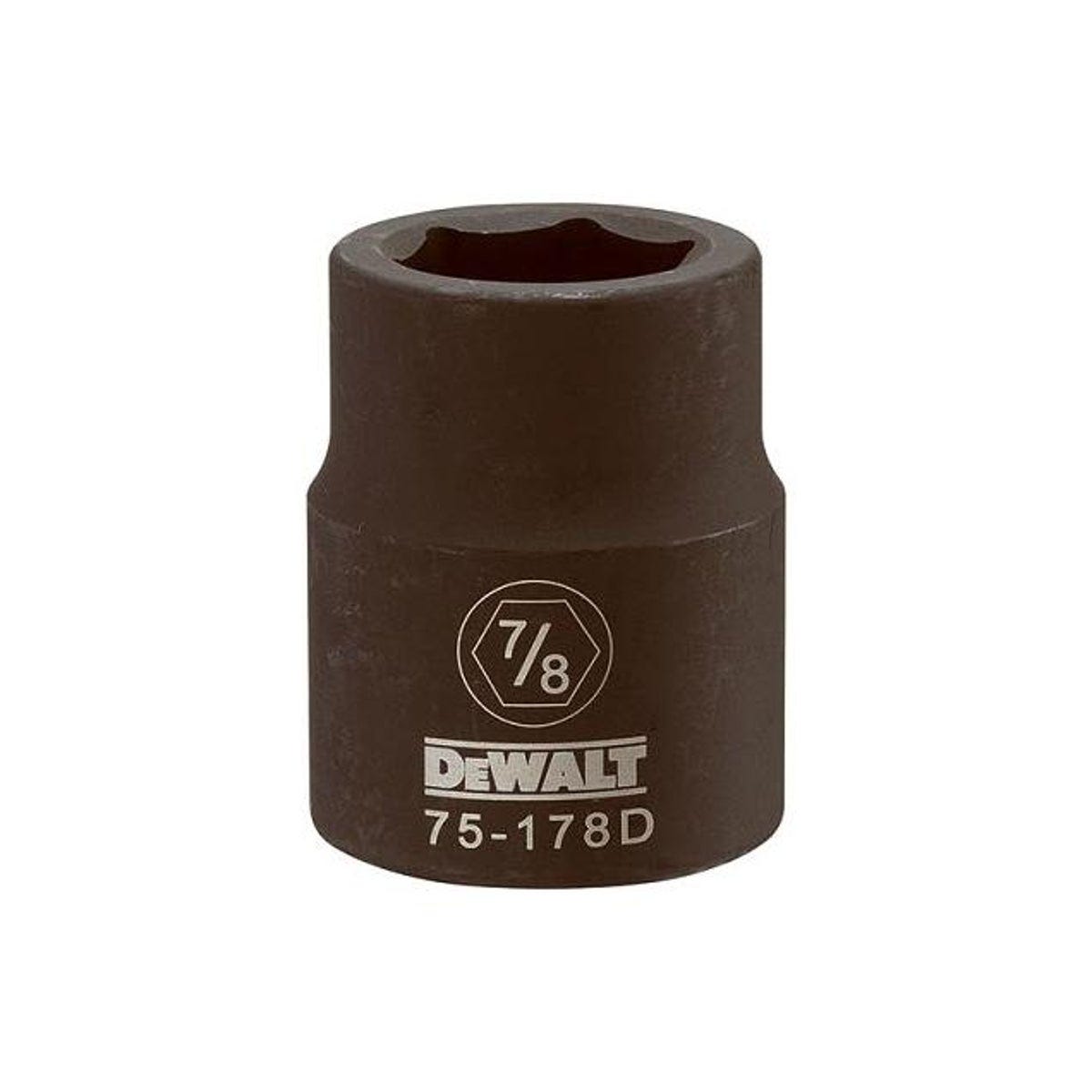 DEWALT 3/4 In. Drive 7/8 In. 6-Point Shallow Standard Impact Socket
