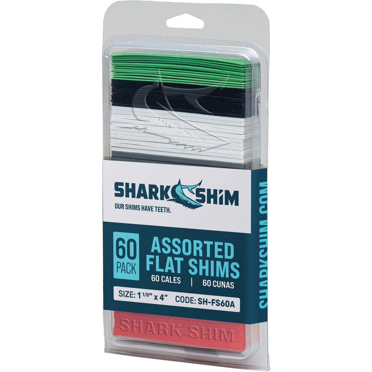 Broadfix 4 In. L Flat Polypropylene Shim, Assorted Thicknesses (60-Count) Broadfix 4 In. L Flat Polypropylene Shim, Assorted Thicknesses (60-Count)