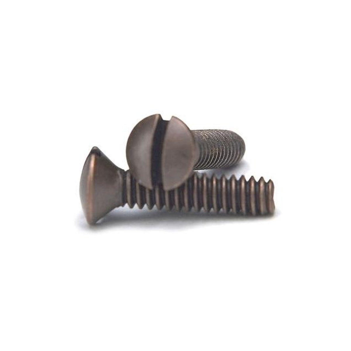 Westek 1/2 In. Aged Bronze Wall Plate Screws (10-Pack) Westek 1/2 In. Aged Bronze Wall Plate Screws (10-Pack)